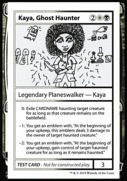 Kaya, Ghost Haunter (V.2) - Mystery Booster: Playtest Cards (Special)