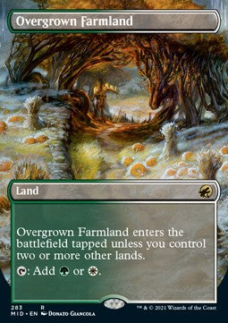 Overgrown Farmland - Innistrad: Midnight Hunt: Extras (Rare) [XMID-283]