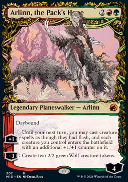 Arlinn, the Pack's Hope // Arlinn, the Moon's Fury (V.2) - Innistrad: Midnight Hunt: Extras (Mythic) [XMID-307]