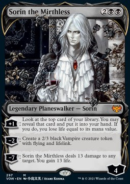 Sorin the Mirthless (V.2) - Innistrad: Crimson Vow: Extras (Mythic) [XVOW-297]