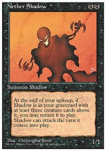 Nether Shadow - Fourth Edition (Rare)