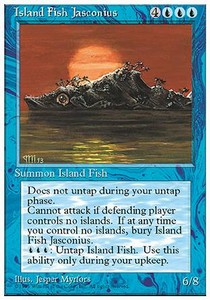 Island Fish Jasconius - Fourth Edition (Rare)