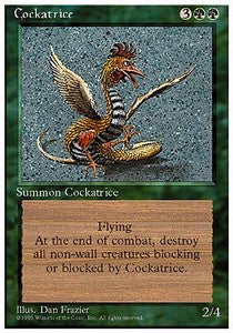 Cockatrice - Fourth Edition (Rare)