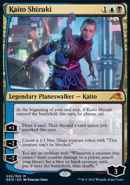 Kaito Shizuki - Kamigawa: Neon Dynasty (Mythic) [NEO-226]