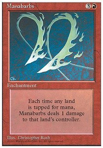 Manabarbs - Fourth Edition (Rare)