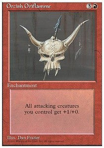 Orcish Oriflamme - Fourth Edition (Uncommon)
