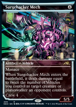 Surgehacker Mech (V.1) - Kamigawa: Neon Dynasty: Extras (Rare) [XNEO-405]