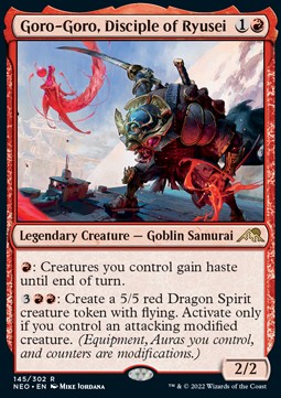 Goro-Goro, Disciple of Ryusei - Kamigawa: Neon Dynasty (Rare) [NEO-145]