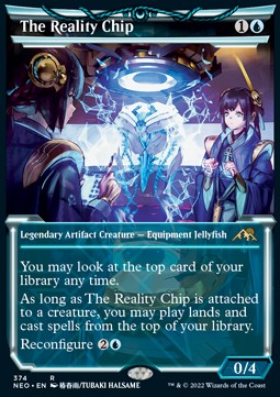 The Reality Chip (V.1) - Kamigawa: Neon Dynasty: Extras (Rare) [XNEO-374]