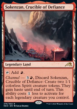 Sokenzan, Crucible of Defiance - Kamigawa: Neon Dynasty (Rare) [NEO-276]