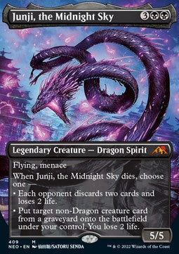 Junji, the Midnight Sky (V.1) - Kamigawa: Neon Dynasty: Extras (Mythic) [XNEO-409]