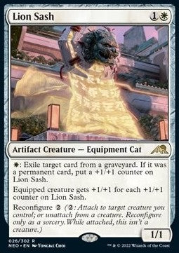 Lion Sash - Kamigawa: Neon Dynasty (Rare) [NEO-26]