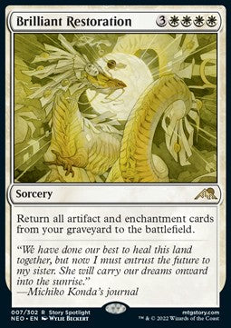 Brilliant Restoration - Kamigawa: Neon Dynasty (Rare) [NEO-7]