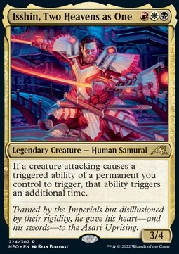 Isshin, Two Heavens as One - Kamigawa: Neon Dynasty (Rare) [NEO-224]