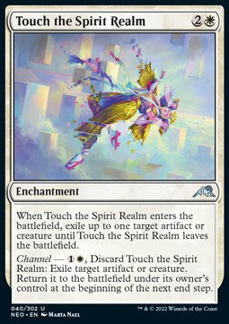 Touch the Spirit Realm - Kamigawa: Neon Dynasty (Uncommon) [NEO-40]