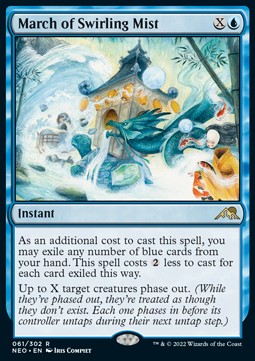 March of Swirling Mist - Kamigawa: Neon Dynasty (Rare) [NEO-61]