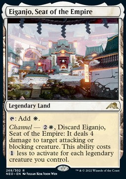 Eiganjo, Seat of the Empire⁣ - Kamigawa: Neon Dynasty⁣ (Rare)⁣ [268]