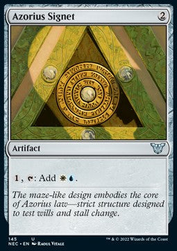 Azorius Signet - Commander: Kamigawa: Neon Dynasty (Uncommon) [NEC-145]