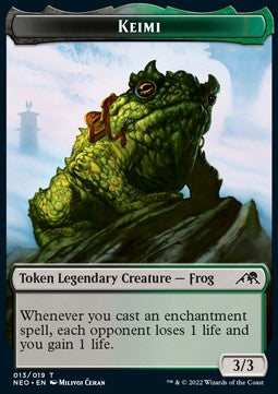 Keimi Token (Black and Green 3/3) - Kamigawa: Neon Dynasty: Extras (Token) [XNEO-T13]
