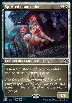 Spirited Companion - Kamigawa: Neon Dynasty: Promos (Common) [PNEO-508]