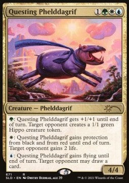 Questing Phelddagrif (V.1) - Secret Lair Drop Series (Rare) [SLD-671]