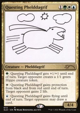 Questing Phelddagrif (V.2) - Secret Lair Drop Series (Rare) [SLD-672]