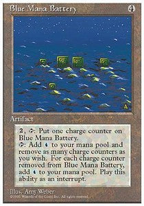 Blue Mana Battery - Fourth Edition (Rare)
