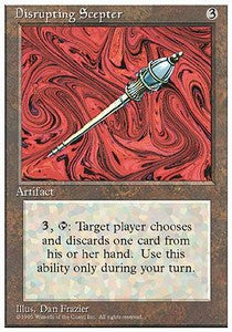 Disrupting Scepter - Fourth Edition (Rare)