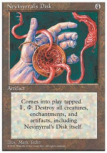 Nevinyrral's Disk⁣ - Fourth Edition⁣ (Rare)