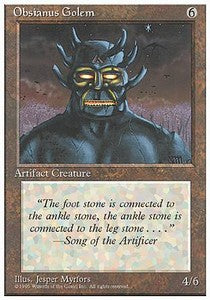 Obsianus Golem - Fourth Edition (Uncommon)