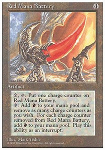 Red Mana Battery - Fourth Edition (Rare)