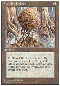 Wooden Sphere - Fourth Edition (Uncommon)