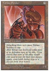 Yotian Soldier - Fourth Edition (Common)