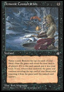 Demonic Consultation⁣ - Ice Age⁣ (Uncommon)