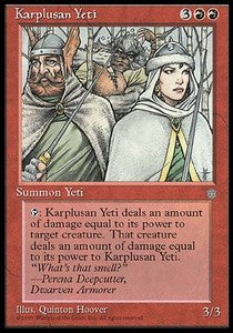 Karplusan Yeti - Ice Age (Rare)