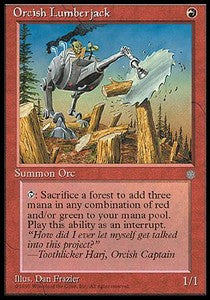 Orcish Lumberjack - Ice Age (Common)