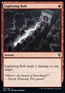 Lightning Bolt - Commander Legends: Battle for Baldur's Gate (Common) [CLB-187]