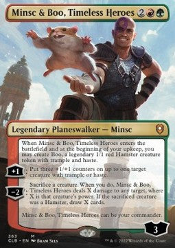 Minsc & Boo, Timeless Heroes - Commander Legends: Battle for Baldur's Gate: Extras (Mythic) [XCLB-363]