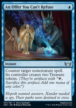 An Offer You Can't Refuse⁣ - Streets of New Capenna⁣ (Uncommon)⁣ [51]