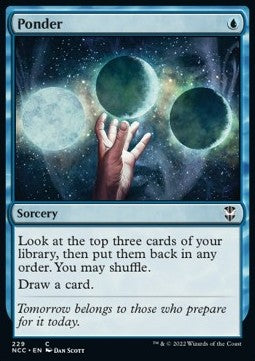 Ponder - Commander: Streets of New Capenna (Common) [NCC-229]
