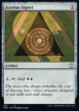Azorius Signet - Commander: Streets of New Capenna (Uncommon) [NCC-361]