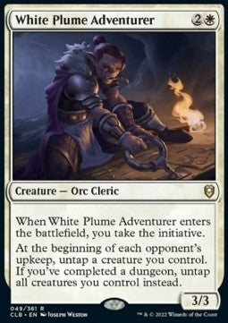 White Plume Adventurer - Commander Legends: Battle for Baldur's Gate (Rare) [CLB-49]
