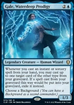 Gale, Waterdeep Prodigy - Commander Legends: Battle for Baldur's Gate (Rare) [CLB-72]