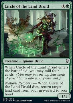 Circle of the Land Druid - Commander Legends: Battle for Baldur's Gate (Common) [CLB-220]