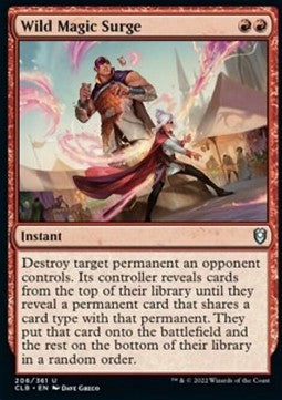 Wild Magic Surge - Commander Legends: Battle for Baldur's Gate (Uncommon) [CLB-206]