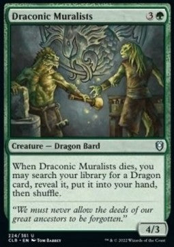 Draconic Muralists - Commander Legends: Battle for Baldur's Gate (Uncommon) [CLB-224]