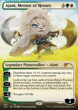 Ajani, Mentor of Heroes - Secret Lair Drop Series: February Superdrop 2022 (Mythic) [SLDFS-397]