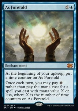 As Foretold - Double Masters 2022 (Mythic) [2X2-38]