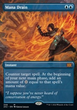 Mana Drain (V.1) - Double Masters 2022: Extras (Mythic) [X2X2-348]