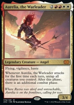 Aurelia, the Warleader - Double Masters 2022 (Mythic) [2X2-179]